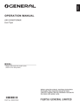 Fujitsu ARGG36CLTA-U Operating instructions
