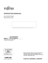 Fujitsu ASTG09KMTC Operating instructions