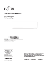 Fujitsu ASTG22KMTC Operating instructions