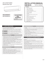 Fujitsu ASTG34CMTA Installation guide