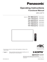 Panasonic TH-65CQ1U Operating Instructions Manual