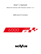 Novus NVR-6332-H8/FR User manual