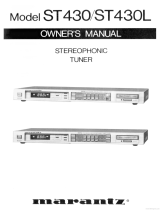 Marantz ST6000 Owner's manual