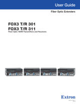 Extron electronics FOX3 R 311 User manual