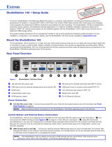 Extron electronics StudioStation 100 User manual