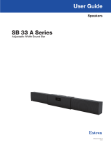 Extron Sound Bar Speaker User manual
