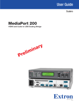 Extron MediaPort 200 User manual
