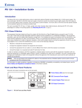 Extron electronics PS 124 User manual