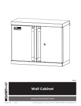 ClosetMaid Wall Garage Cabinet Installation guide