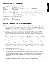 Epson WorkForce WF-4833 Important information