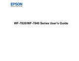 Epson WF-7820 User manual