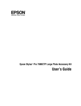 Epson Stylus Pro 7900 Computer To Plate System User manual