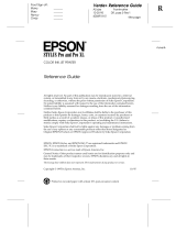 Epson Stylus Pro XL User manual