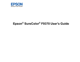 Epson SureColor F9370 User guide