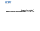 Epson SureColor P8000 Designer Edition User guide