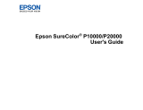 Epson SureColor P20000 Production Edition User guide