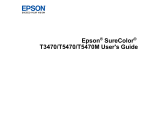 Epson SureColor T3470 User guide