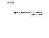 Epson SureColor T3475 User guide