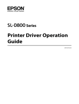 Epson SureLab D870 Operating instructions