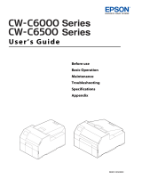 Epson ColorWorks CW-C6500A User manual