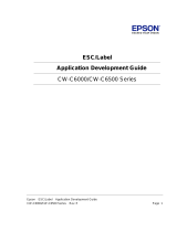 Epson ColorWorks CW-C6000P User guide