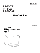 Epson Discproducer PP-100III User guide