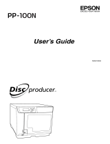 Epson Discproducer Network PP-100N User guide