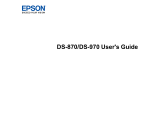 Epson WORKFORCE DS-870 Owner's manual