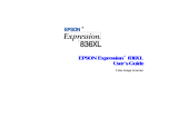 Epson 836XL - Expression - Flatbed Scanner User manual