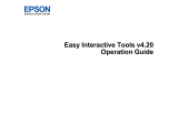 Epson BrightLink 710Ui Operating instructions