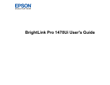 Epson BrightLink Pro 1470Ui User guide