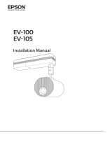 Epson LightScene EV-100 Installation guide