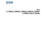 Epson Pro L1505U User manual