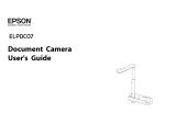 Epson ELPDC07 Document Camera User guide