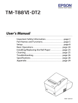 Epson TM-T88VI-DT2 Series User manual