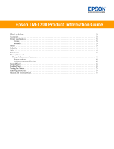 Epson TM-T20II Series User guide
