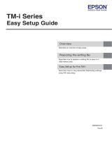 Epson TM-T20II-i Series Installation guide