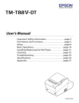 Epson TM-T88V-DT Series User manual