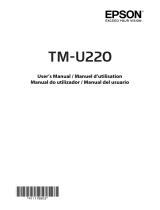 Epson TM-U220 User manual
