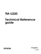 Epson TM-U220 Technical Reference