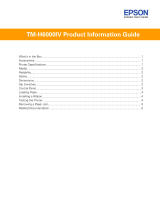 Epson TM-H6000IV User guide