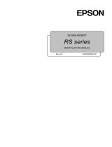 Epson RS3 SCARA Robots User manual