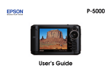 Epson Digital Camera P-3000 User manual