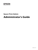 Epson Print Admin User guide