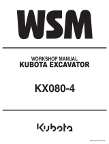 Kubota KX080-4 Workshop Manual