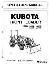 Kubota LA302 Owner's manual