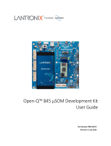Lantronix Open-Q 845™ µSOM Development Kit User guide