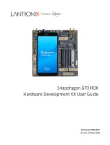 Lantronix Snapdragon™ 670 Mobile HDK User guide