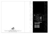 Massive Audio BAS6 User manual