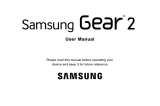 Samsung fit gear 2 User manual